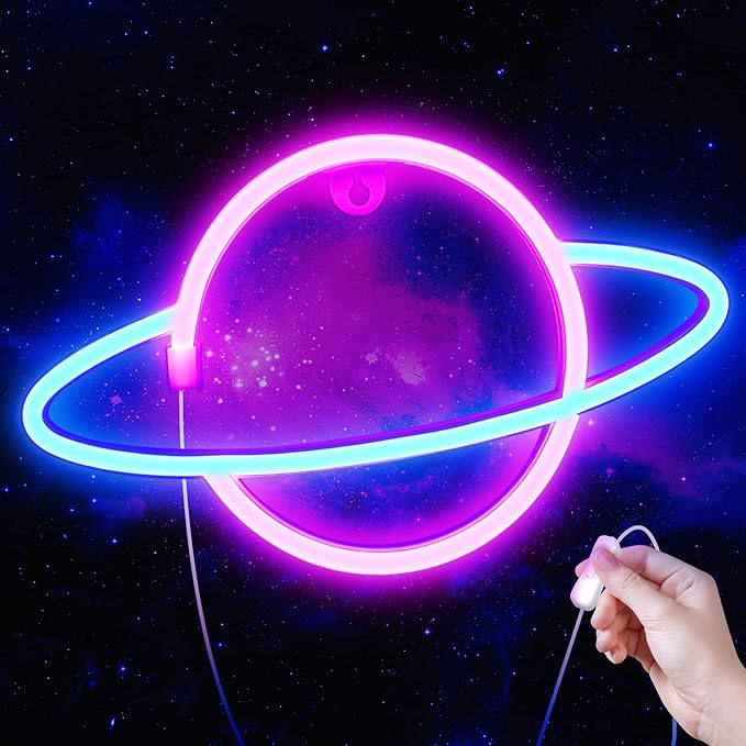Lampu Neon Kamar Tidur Estetika